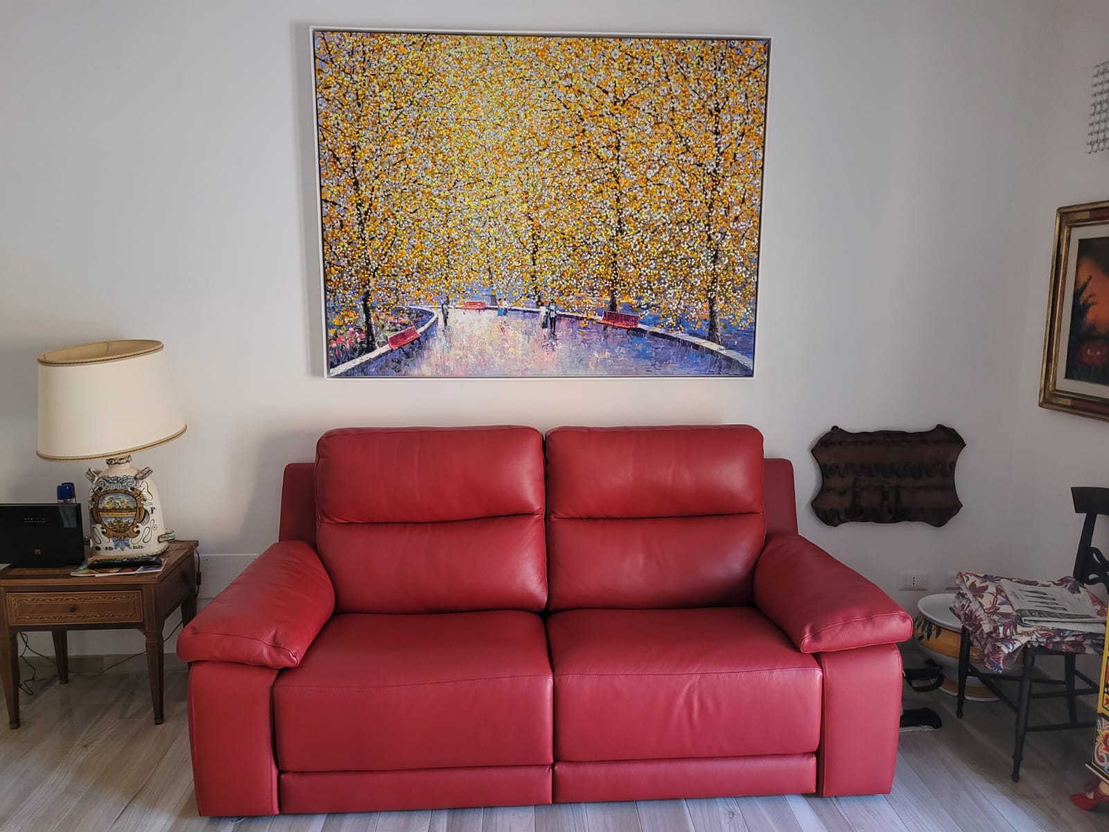 Je Shen su parete laterale in soggiorno - Galleria Orler